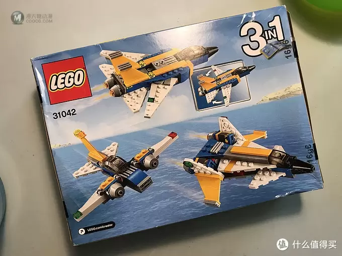 乐高这个大坑 篇二十四：LEGO 乐高 CREATOR 31042 创意百变三合一系列 超级滑翔机