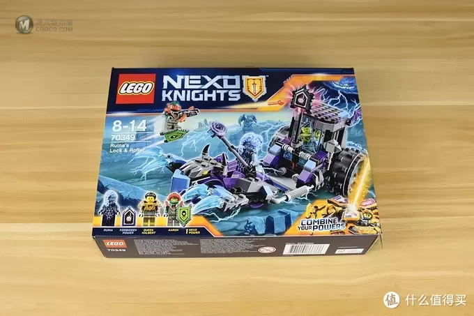 LEGO 乐高 Nexo Knights 篇十二：70349  雷电女巫的机关监狱战车 开箱