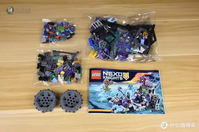 LEGO 乐高 Nexo Knights 篇十二：70349  雷电女巫的机关监狱战车 开箱