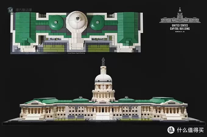 我的LEGO建筑系列 篇九：21030 United States Capitol Building