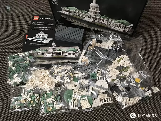 我的LEGO建筑系列 篇九：21030 United States Capitol Building