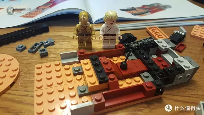 kk的lego博物志 篇四：#本站首晒#年轻人，要不要和我学绝世武功？lego 星战 75173 卢克飞车