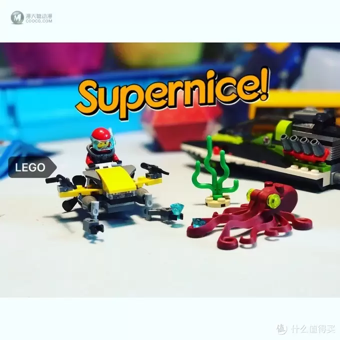 乐高这个大坑 篇二十一：#热征#玩具#LEGO 乐高城市 60090 深海潜水摩托 开箱