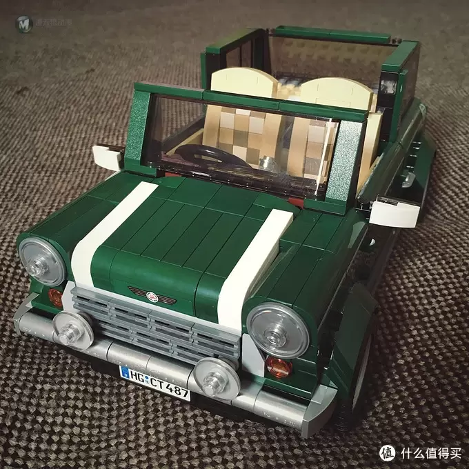 我的LEGO MOC 篇一：10242 MINI Cooper的B模式敞篷跑车