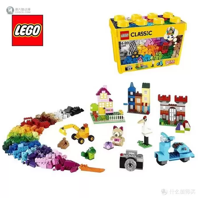 薅日亚的羊毛：LEGO 乐高 B&M Duplo创意得宝系列 10580 豪华乐趣盒 开箱试玩，附老顽童的作品N副