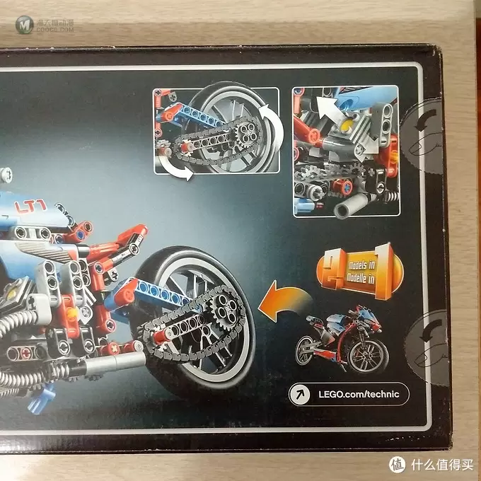 #中奖秀# 朕值到了，幸运屋 LEGO 乐高 Technic 42036 科技系列 超级摩托车 开箱