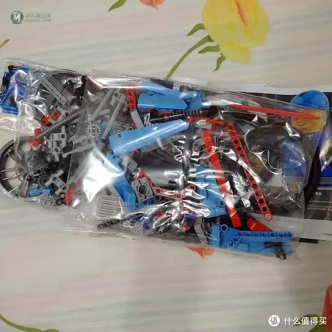 #中奖秀# 朕值到了，幸运屋 LEGO 乐高 Technic 42036 科技系列 超级摩托车 开箱