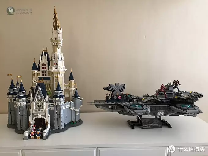 镇宅神器——LEGO 乐高 76042神盾局航母&71040迪士尼城堡