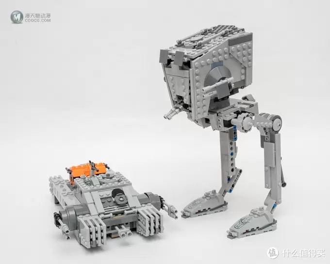 #本站首晒# 丹哥和姜导的真爱：LEGO 乐高 星球大战 75152 帝国悬浮坦克 & 75153 AT-ST 联合评测