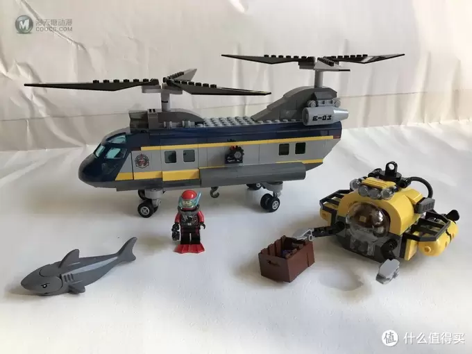 LEGO 乐高 拼拼乐 60093 海底探宝系列－营救直升机