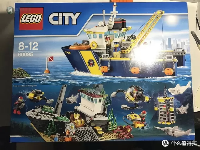 LEGO 乐高 拼拼乐 60095 海底探宝系列－科考船及沉船探宝