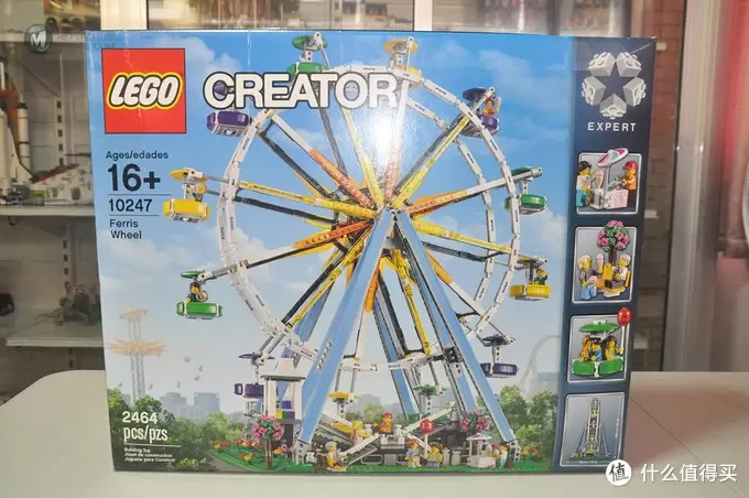 单反毁一生，LEGO穷三代 篇八十一：LEGO 乐高 10247 Ferris Wheel 摩天轮 附电动改装