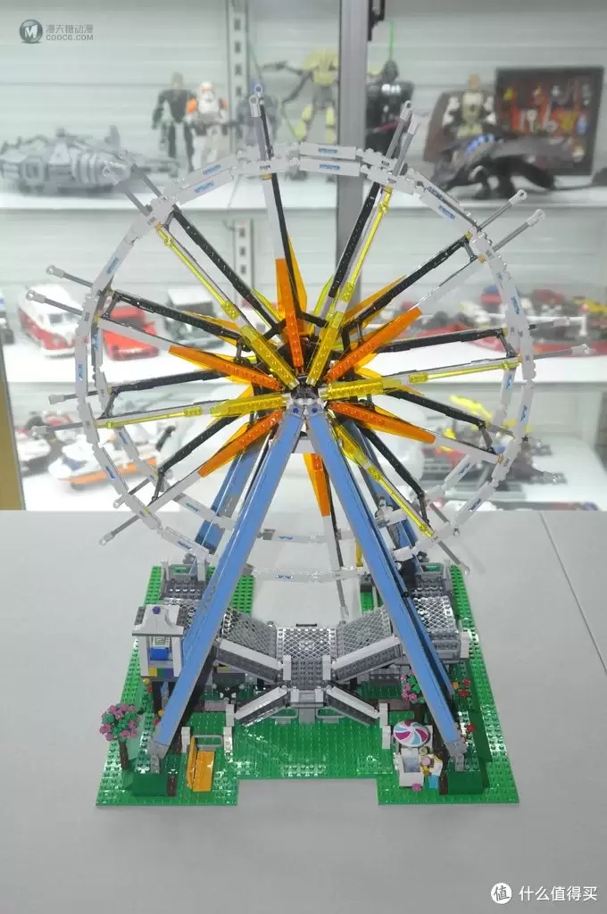 单反毁一生，LEGO穷三代 篇八十一：LEGO 乐高 10247 Ferris Wheel 摩天轮 附电动改装