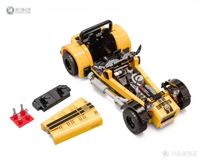 一道破空而来的金色闪电：LEGO 乐高 IDEAS系列 21307 卡特汉姆 Seven 620R 赛道跑车