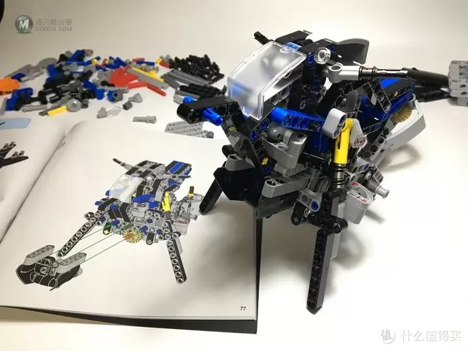 TOYSTORY 篇七：Hover Ride(拼)装B模式--LEGO 乐高 Technic 42063宝马R1200 GS Adventure 第二形态完毕