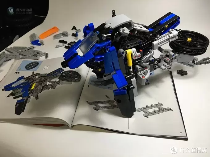 TOYSTORY 篇七：Hover Ride(拼)装B模式--LEGO 乐高 Technic 42063宝马R1200 GS Adventure 第二形态完毕