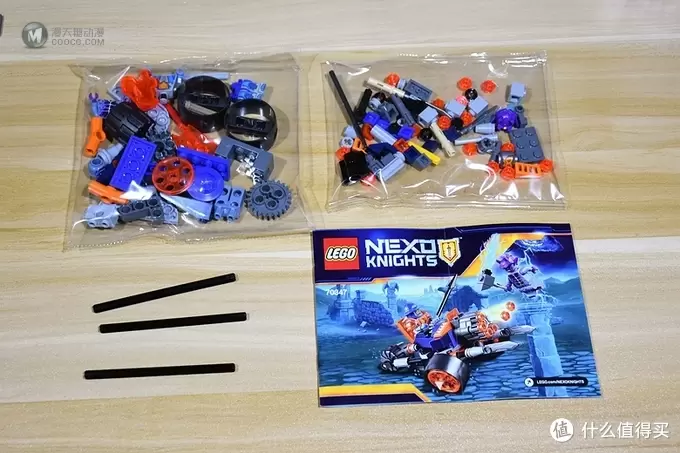 LEGO  Nexo Knights 篇八：LEGO 乐高 70362&70347 未来骑士2017年新款 开箱测试