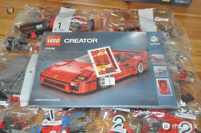 单反毁一生，LEGO穷三代 篇七十五：LEGO 乐高 10248 Ferrari 法拉利 F40