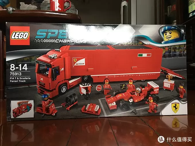 我的积木 篇三：LEGO 乐高 超级赛车系列 75913 F14 T 和 Scuderia 法拉利卡车