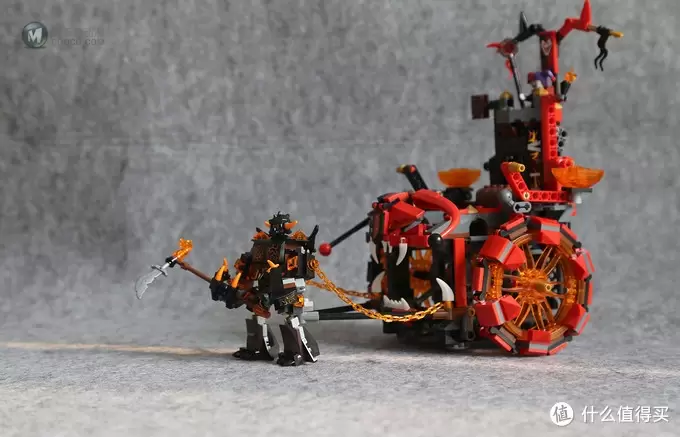 LEGO 乐高 Nexo骑士系列 70316小丑的巨轮炎魔碉堡（附乐拼积木对比）