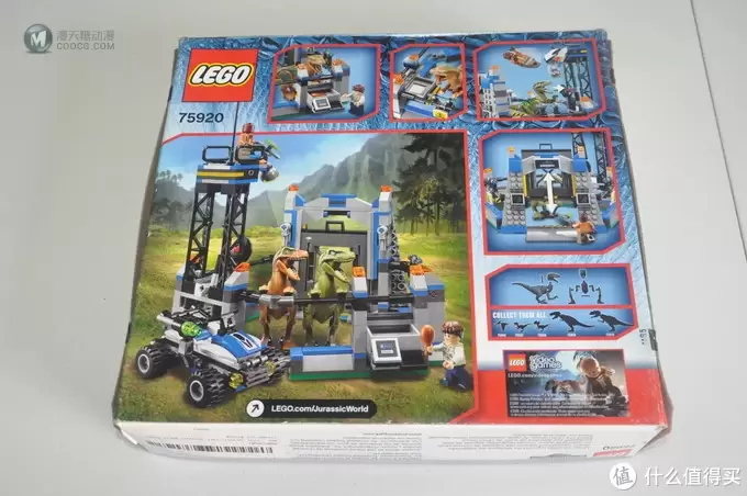 单反毁一生，LEGO穷三代 篇七十四：#本站首晒#LEGO 乐高 Jurassic World 侏罗纪世界系列 75920 迅猛龙逃脱