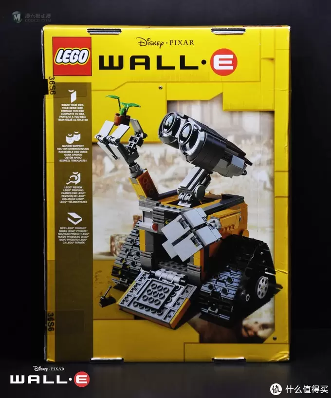 无论风雨，只愿为你（EVA）守护：LEGO 乐高 21303 WALL·E 组装试玩