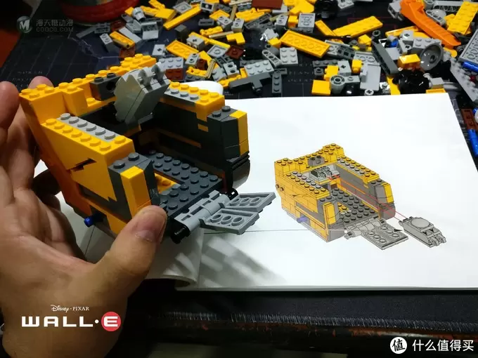 无论风雨，只愿为你（EVA）守护：LEGO 乐高 21303 WALL·E 组装试玩