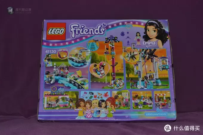 LEGO 乐高 Friends 好朋友的游乐场 篇二：#本站首晒#期盼已久的41130过山车摩天轮降落塔