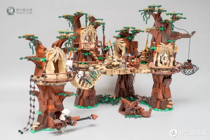 小熊领地探秘：LEGO 乐高 10236 Ewok Village 伊沃克村 熊村 简评