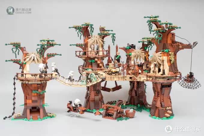 小熊领地探秘：LEGO 乐高 10236 Ewok Village 伊沃克村 熊村 简评