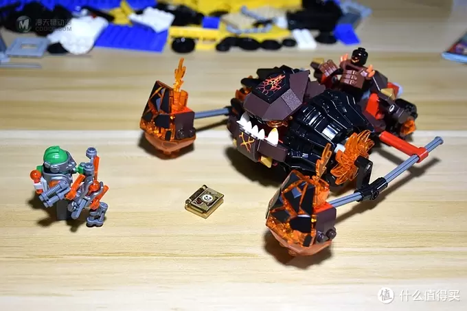 LEGO 乐高 Nexo Knights 篇二：70313 岩炎魔帅的双槌重击车 开箱