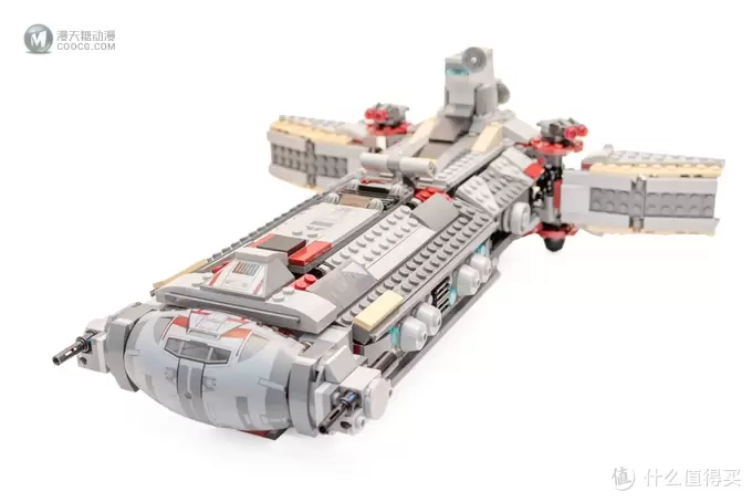 #本站首晒#不完美但有诚意：LEGO 乐高 75158  Rebel Combat Frigate 义军战斗护卫舰 评测