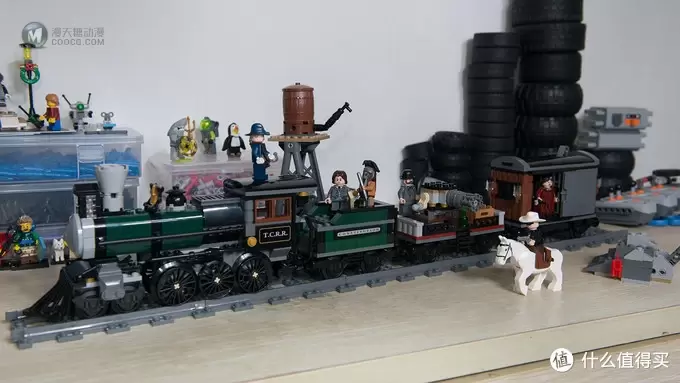 一个大龄少年的乐高之旅 篇十二：#本站首晒# Lego 乐高 The Lone Ranger 独行侠 79111 宪法号火车追逐