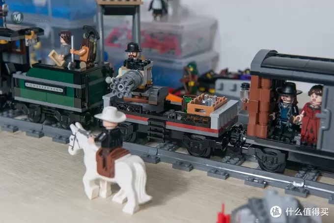 一个大龄少年的乐高之旅 篇十二：#本站首晒# Lego 乐高 The Lone Ranger 独行侠 79111 宪法号火车追逐