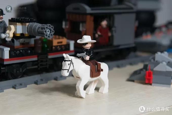 一个大龄少年的乐高之旅 篇十二：#本站首晒# Lego 乐高 The Lone Ranger 独行侠 79111 宪法号火车追逐