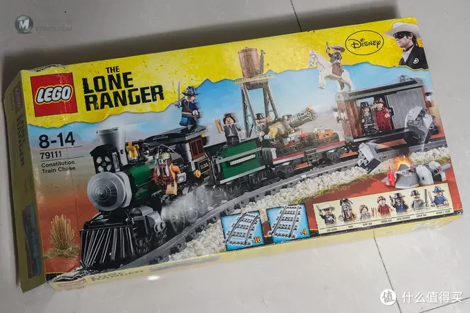 一个大龄少年的乐高之旅 篇十二：#本站首晒# Lego 乐高 The Lone Ranger 独行侠 79111 宪法号火车追逐