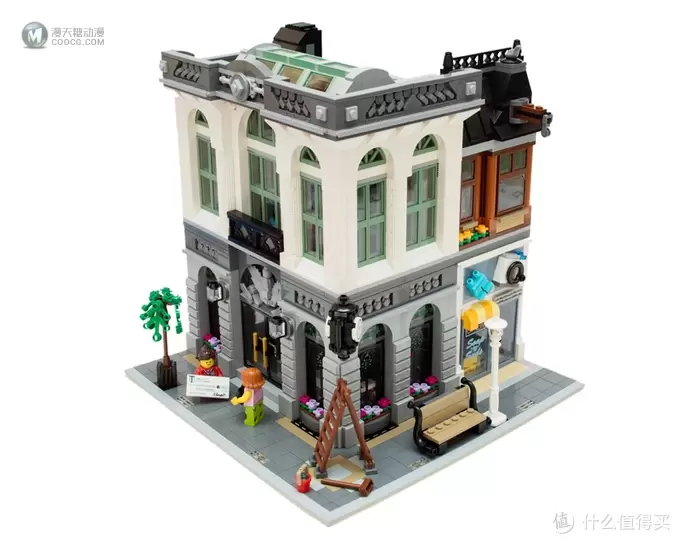 在家开银行： LEGO 乐高 10251 街景系列Brick Bank 砖块银行 简评