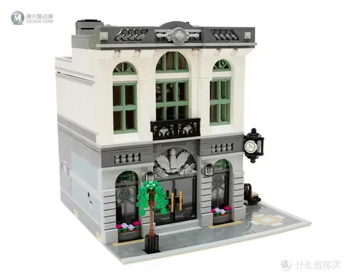 在家开银行： LEGO 乐高 10251 街景系列Brick Bank 砖块银行 简评