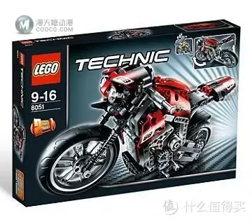 LEGO 乐高 8420 科技摩托 开箱评测