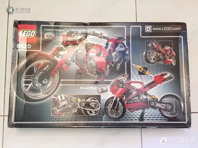 LEGO 乐高 8420 科技摩托 开箱评测