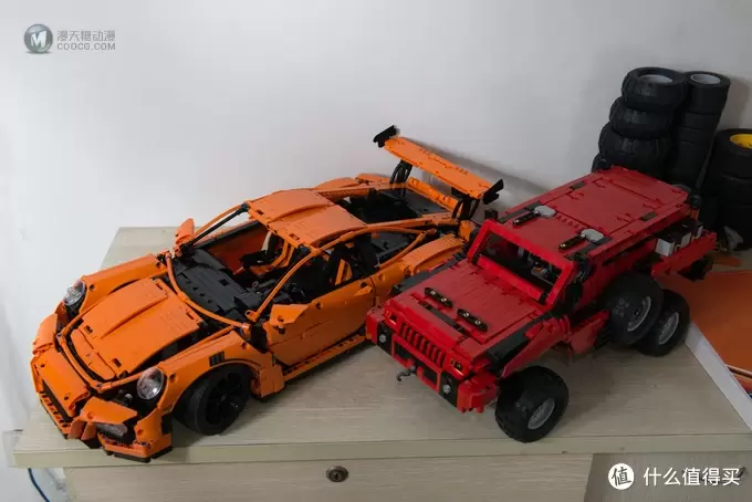 一个大龄少年的乐高之旅 篇九：LEGO 乐高 Technic 42056 保时捷 911 GT3 RS 开箱及变速箱修改方法