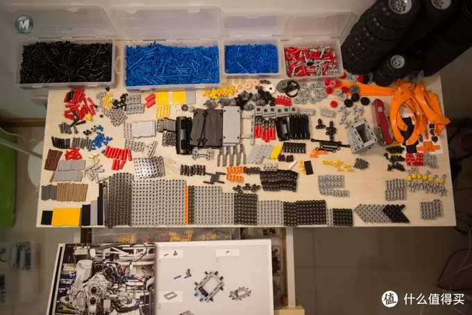 一个大龄少年的乐高之旅 篇九：LEGO 乐高 Technic 42056 保时捷 911 GT3 RS 开箱及变速箱修改方法