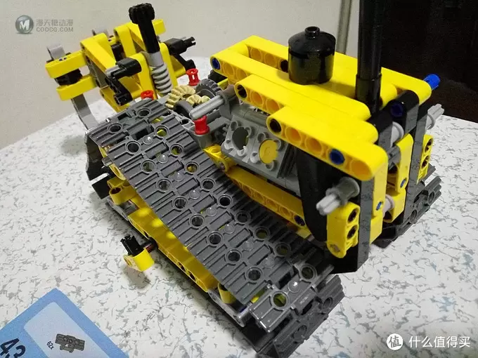 浅坑入乐高 篇七：#本站首晒#lego 乐高 科技组 42028 A模式推土机 B模式履带式工作车 开箱