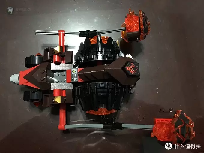 科技与中古系列的完美结合-LEGO 乐高 Nexo Knights 系列 篇五：70313 Moltor's Lava Smasher 摩尔托的熔岩击碎者