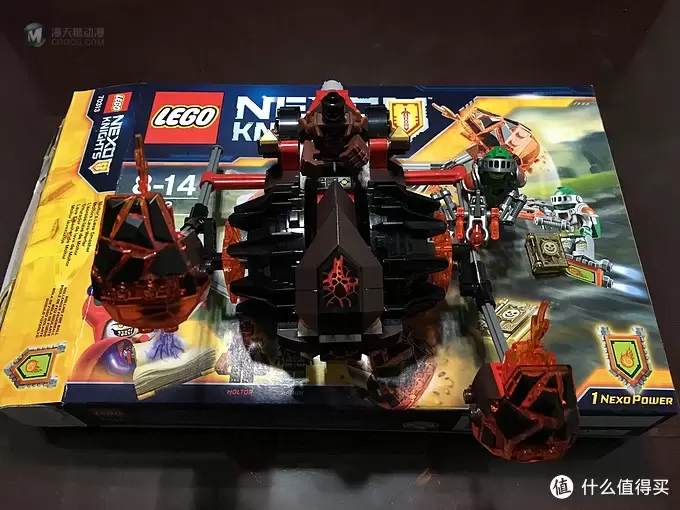 科技与中古系列的完美结合-LEGO 乐高 Nexo Knights 系列 篇五：70313 Moltor's Lava Smasher 摩尔托的熔岩击碎者