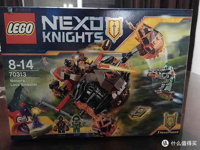 科技与中古系列的完美结合-LEGO 乐高 Nexo Knights 系列 篇五：70313 Moltor's Lava Smasher 摩尔托的熔岩击碎者