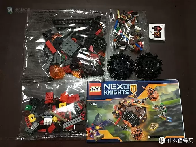 科技与中古系列的完美结合-LEGO 乐高 Nexo Knights 系列 篇五：70313 Moltor's Lava Smasher 摩尔托的熔岩击碎者