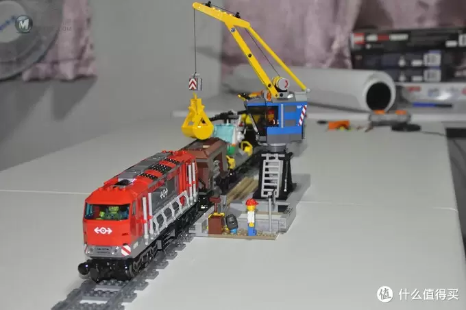 单反毁一生，LEGO穷三代 篇六十七：#本站首晒# LEGO 乐高 城市系列 60098 重载火车