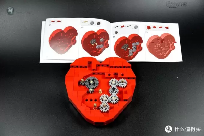 不一样的乐高 篇一：#原创新人# 给女王的生日&七夕礼物 — LEGO 乐高 MOC Clockwork Heart 跃动的红心