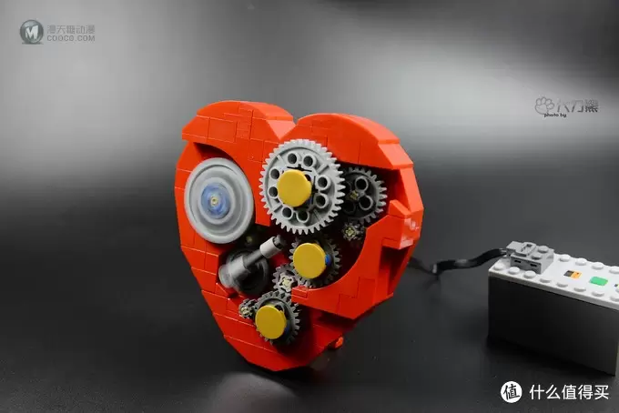 不一样的乐高 篇一：#原创新人# 给女王的生日&七夕礼物 — LEGO 乐高 MOC Clockwork Heart 跃动的红心